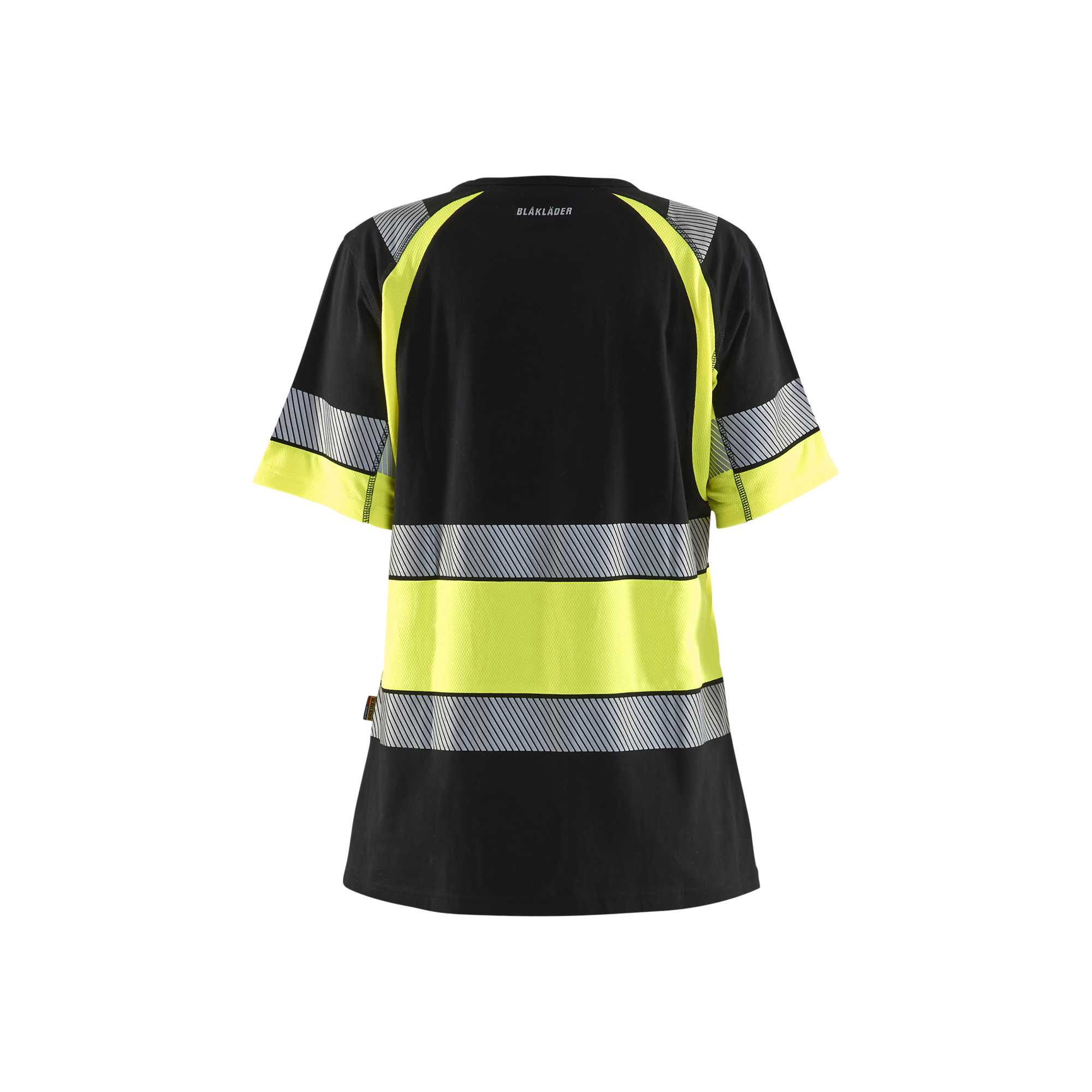 BLAKLADER 34101030 Women’s Hi Vis T Shirt Hi Vis Reflective Short Sleeve Work T-Shirt WOMEN - 100% Cotton