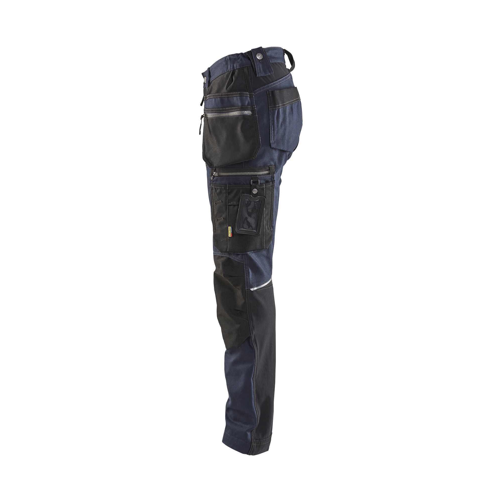 BLAKLADER 71151343 Women's craftsman trousers with Stretch Work Trousers Women - canvas fabric