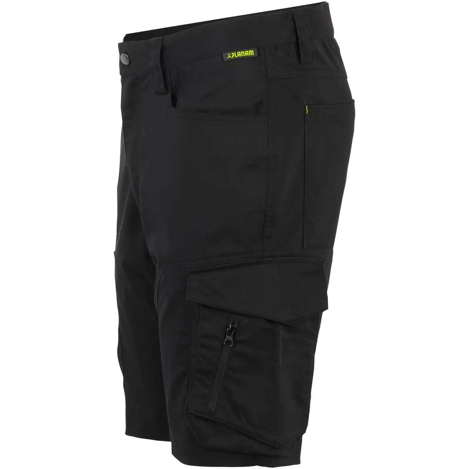 Planam PLANAM Stretchline Shorts schwarz XS schwarz - Produktbild ohne Model