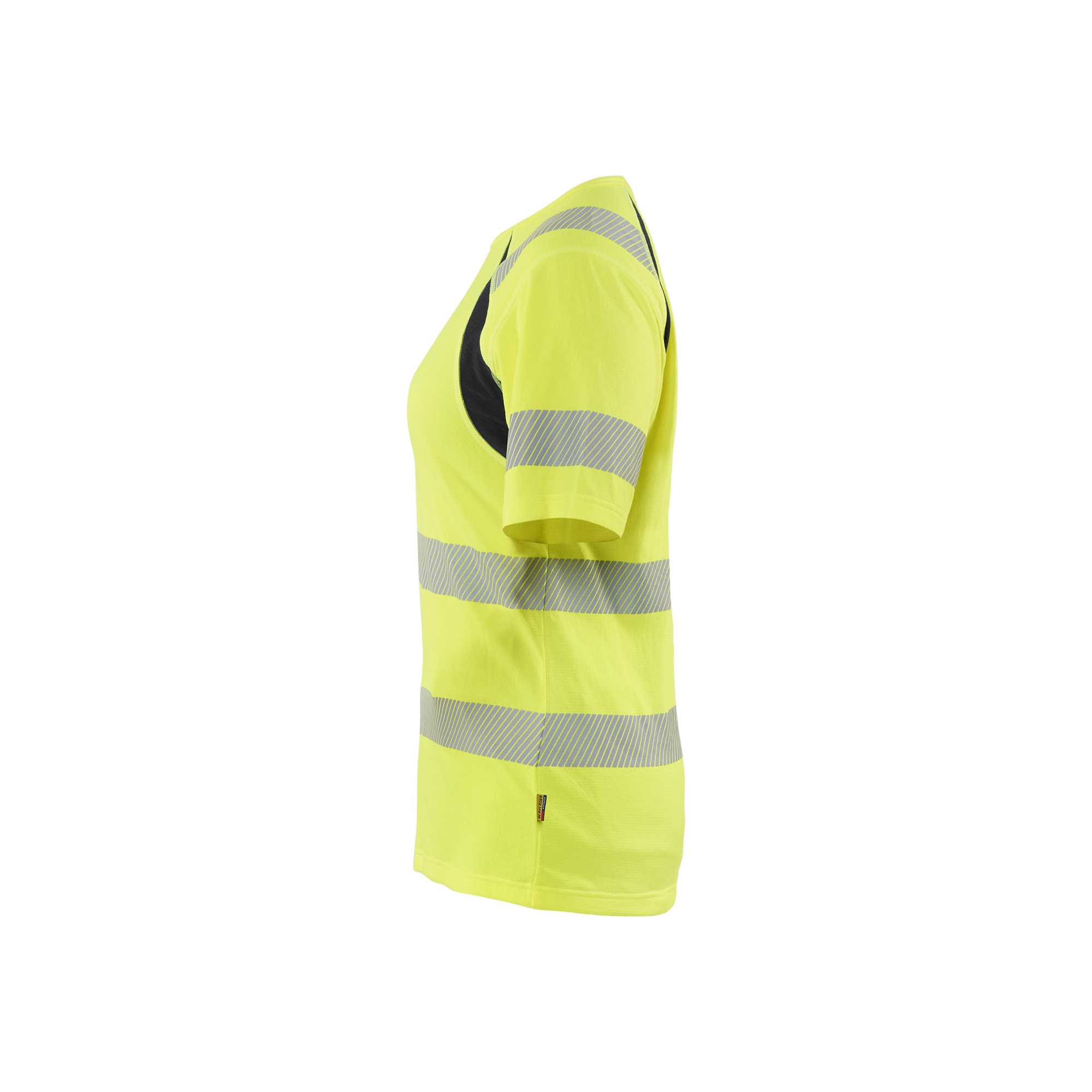 BLAKLADER 35032537 Women’s Hi Vis T shirt Hi Vis Reflective Short Sleeve Work T-Shirt WOMEN - Moisture Wicking