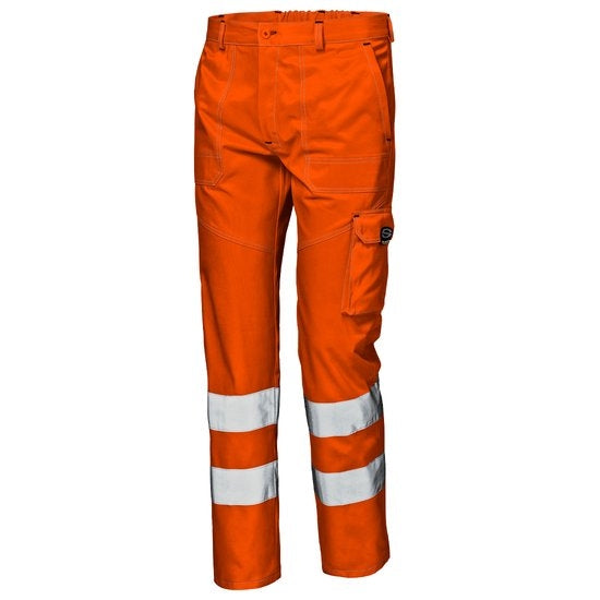 MISTRAL TROUSERS - Class 2 - High-Visibility - Breathable Cotton-Polyester Blend - Image 3