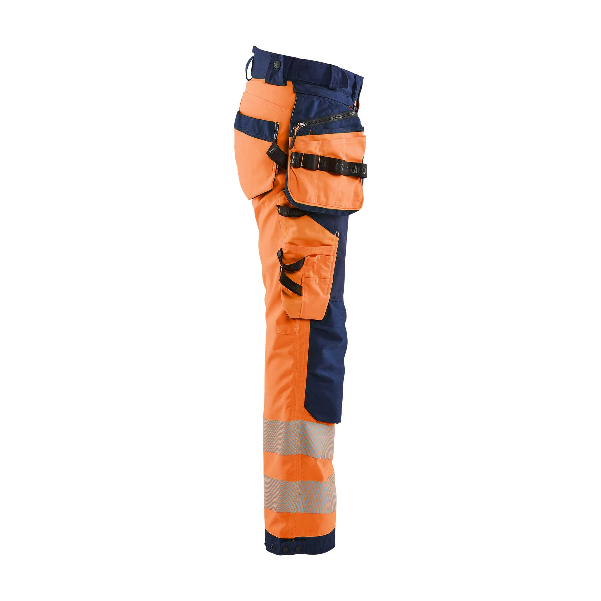 BLAKLADER 71182513 | Women's Hi Vis softshell trousers Hi Vis Reflective Work Trousers Women - Waterproof