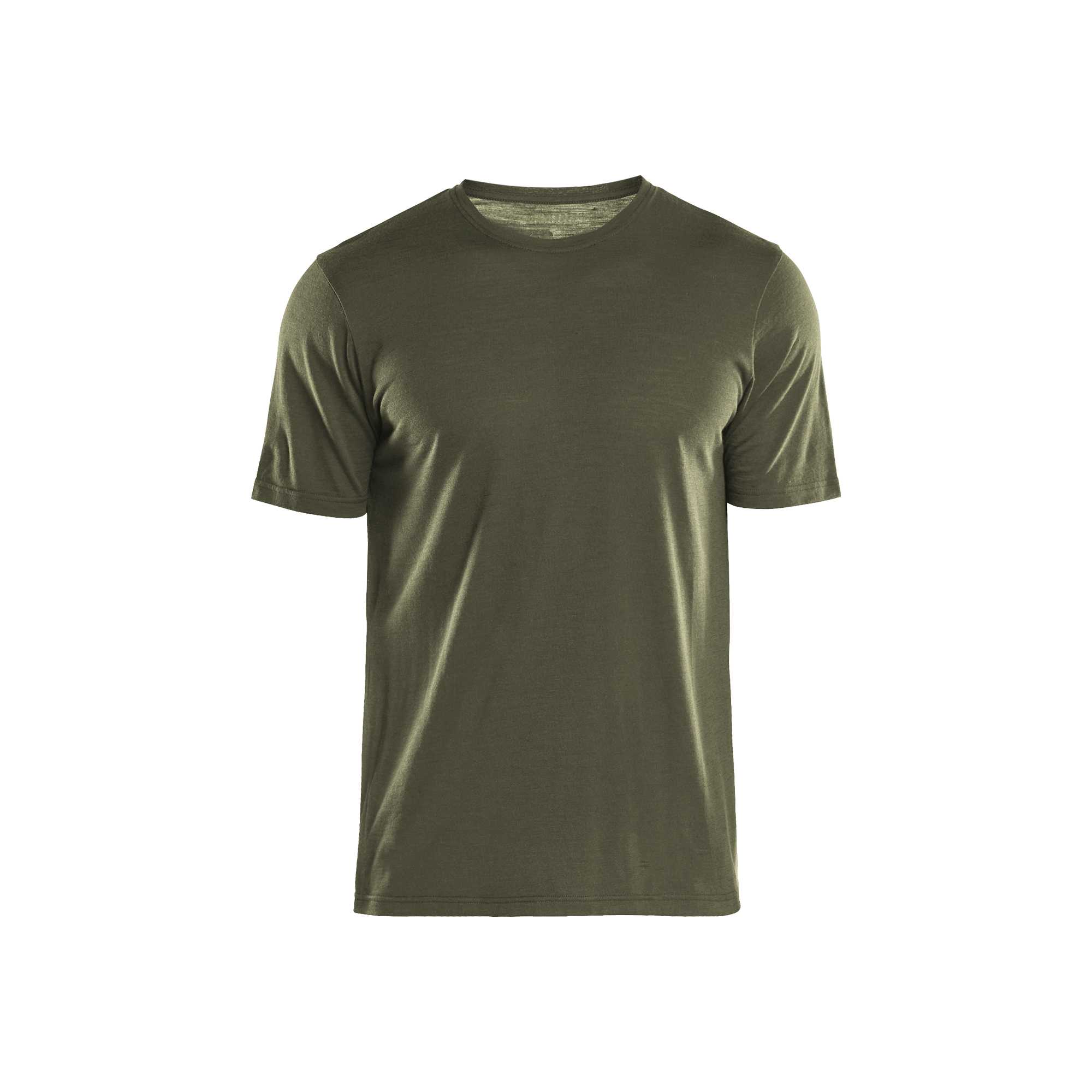 BLAKLADER 35361743 Merino Wool T Shirt Short Sleeve Work T-Shirt MEN - 85% Merino Wool