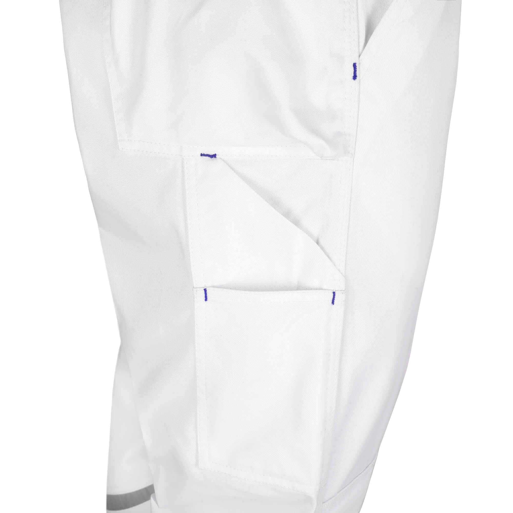 TMG Finesse Work trousers white - Hose Wei-07