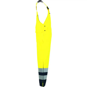 Planam Warnschutz Winterlatzhose gelb/marine S gelb/marine - Produktbild ohne Model