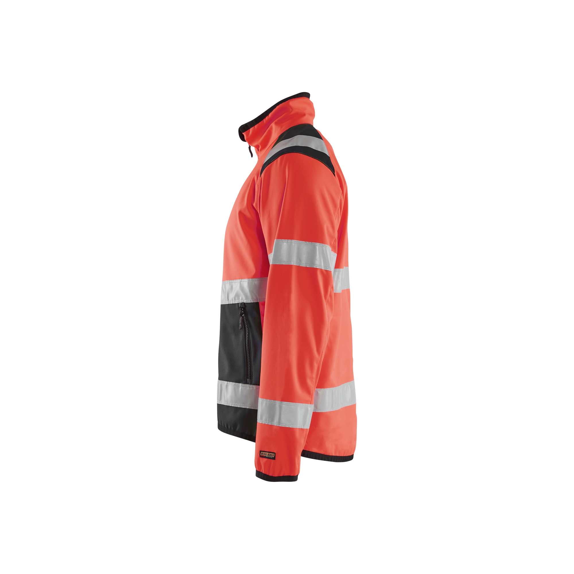 BLAKLADER 48772516 Hi Vis Softshell Jacket Hi Vis Reflective Softshell Work Jacket MEN - Water Repellent