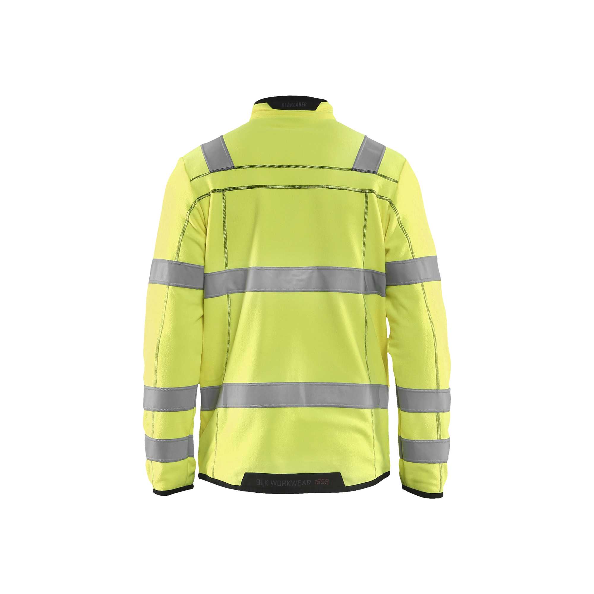 BLAKLADER 49411010 Hi Vis Microfleece Jacket Work Jacket MEN - Antipilling