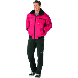 Planam Outdoor Gletscher Comfortjacke rot S rot - Produktbild mit Model