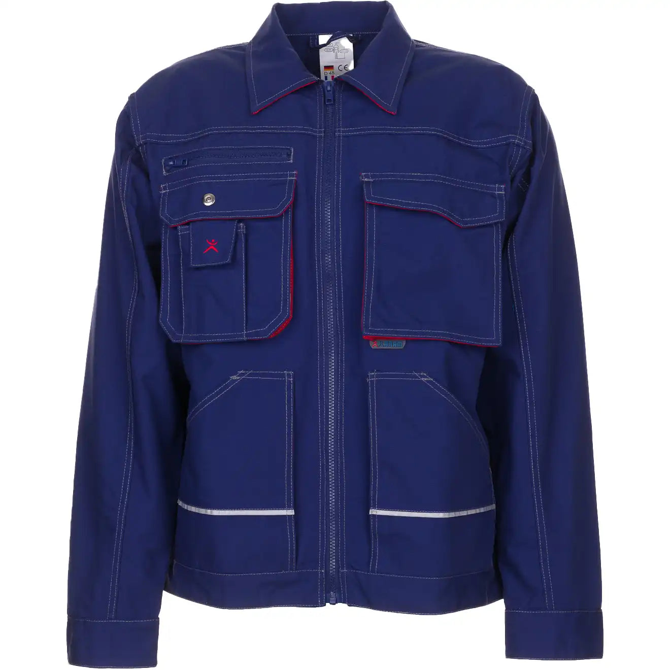 Planam Basalt Bundjacke marine/rot 102 marine/rot - Vorschaubild