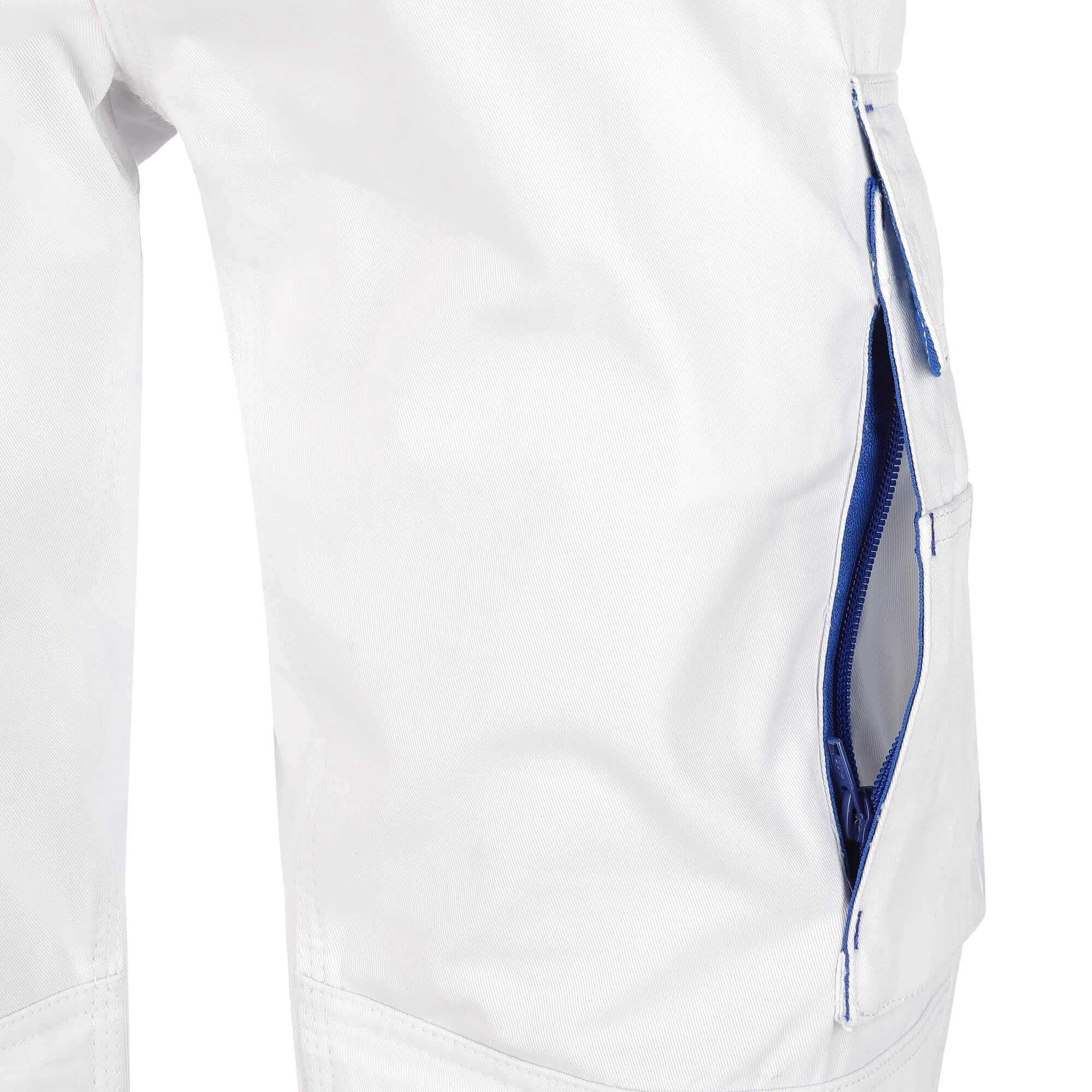 TMG Finesse Work trousers white - Hose Wei-03