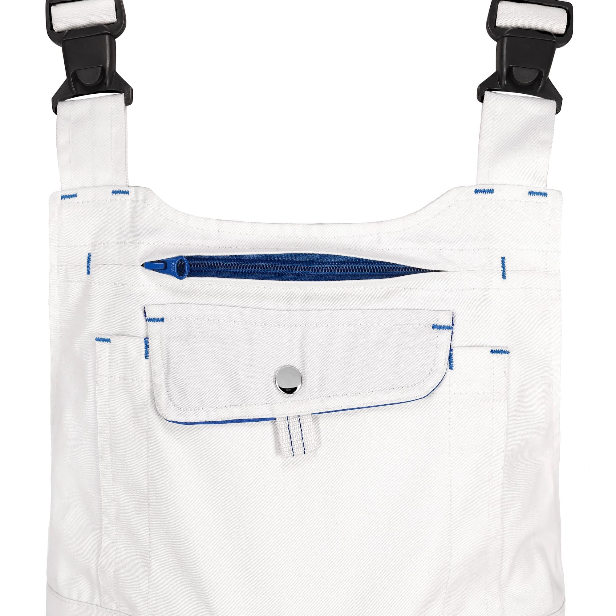TMG Finesse Work dungarees white - Finesse BIB Trouser-white-06-V2