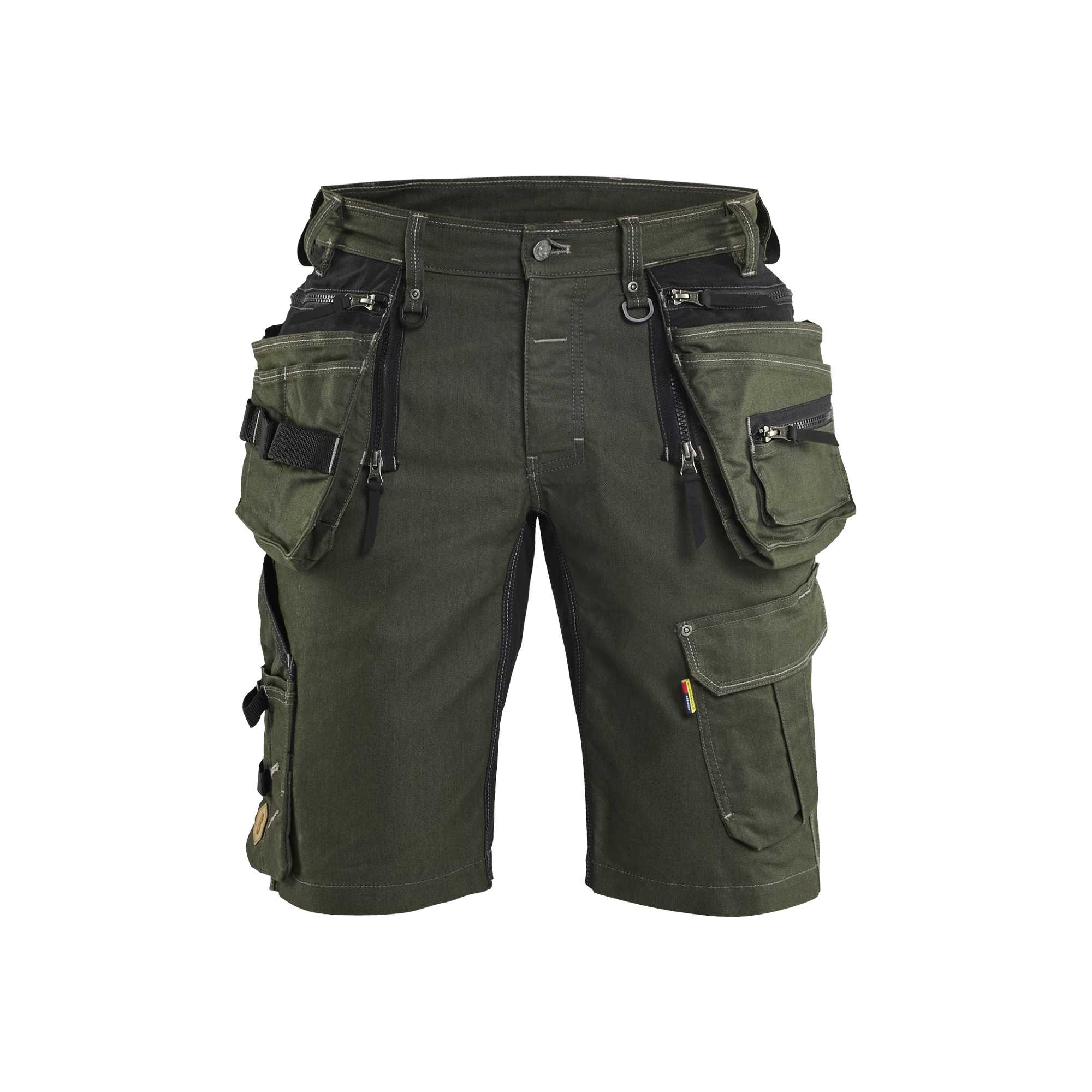 BLAKLADER 19921141 | Craftsman shorts stretch X1900 Work Shorts Men - Cordura Denim