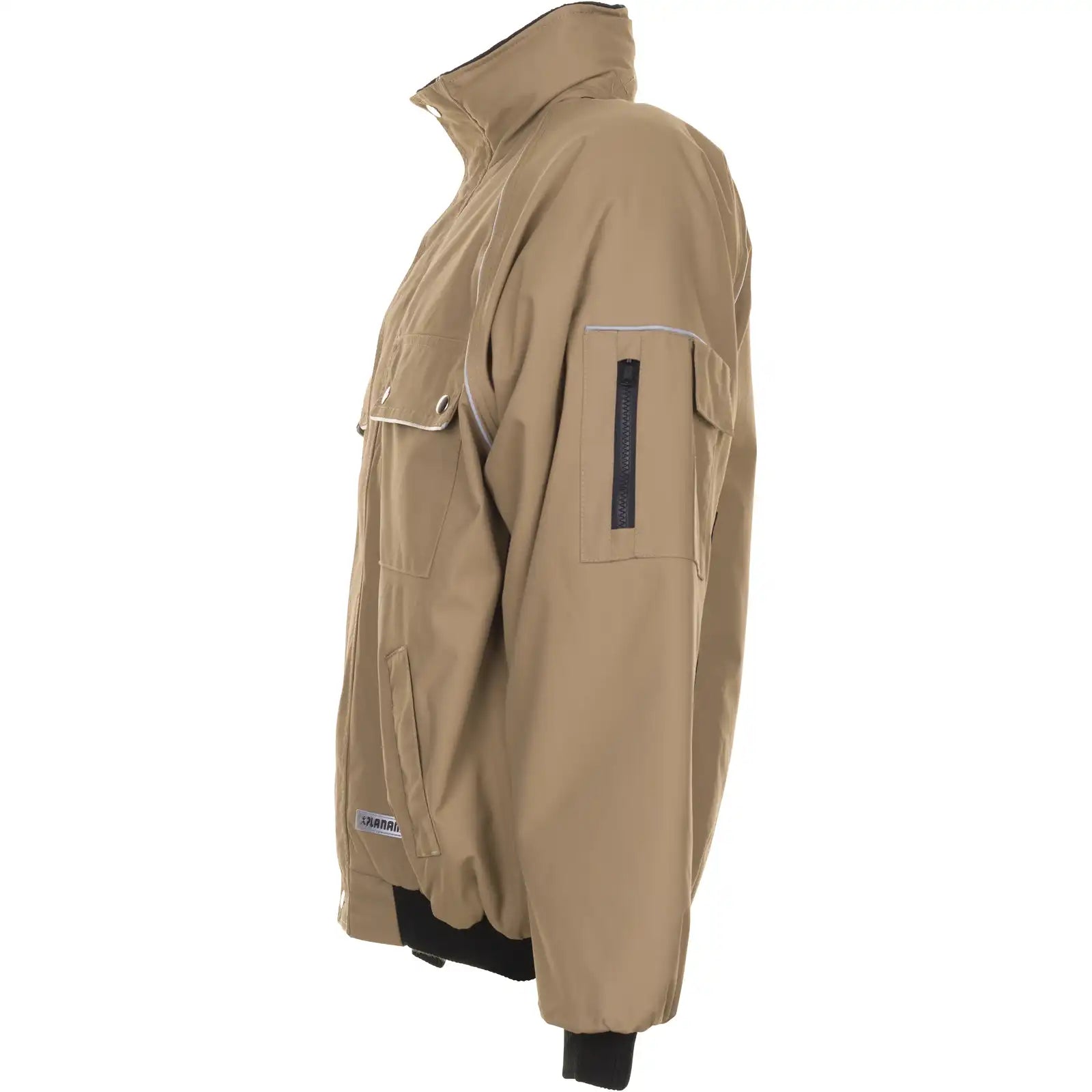 Planam Canvas 320 Winterblouson khaki/schwarz 4XL khaki/schwarz - Produktbild ohne Model