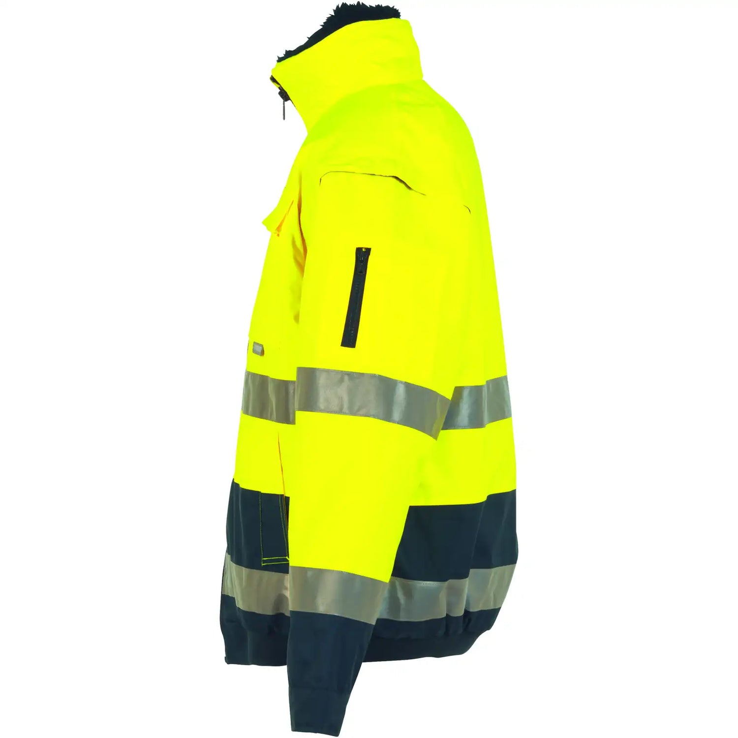 Planam Warnschutz Comfortjacke gelb/marine S gelb/marine - Produktbild ohne Model