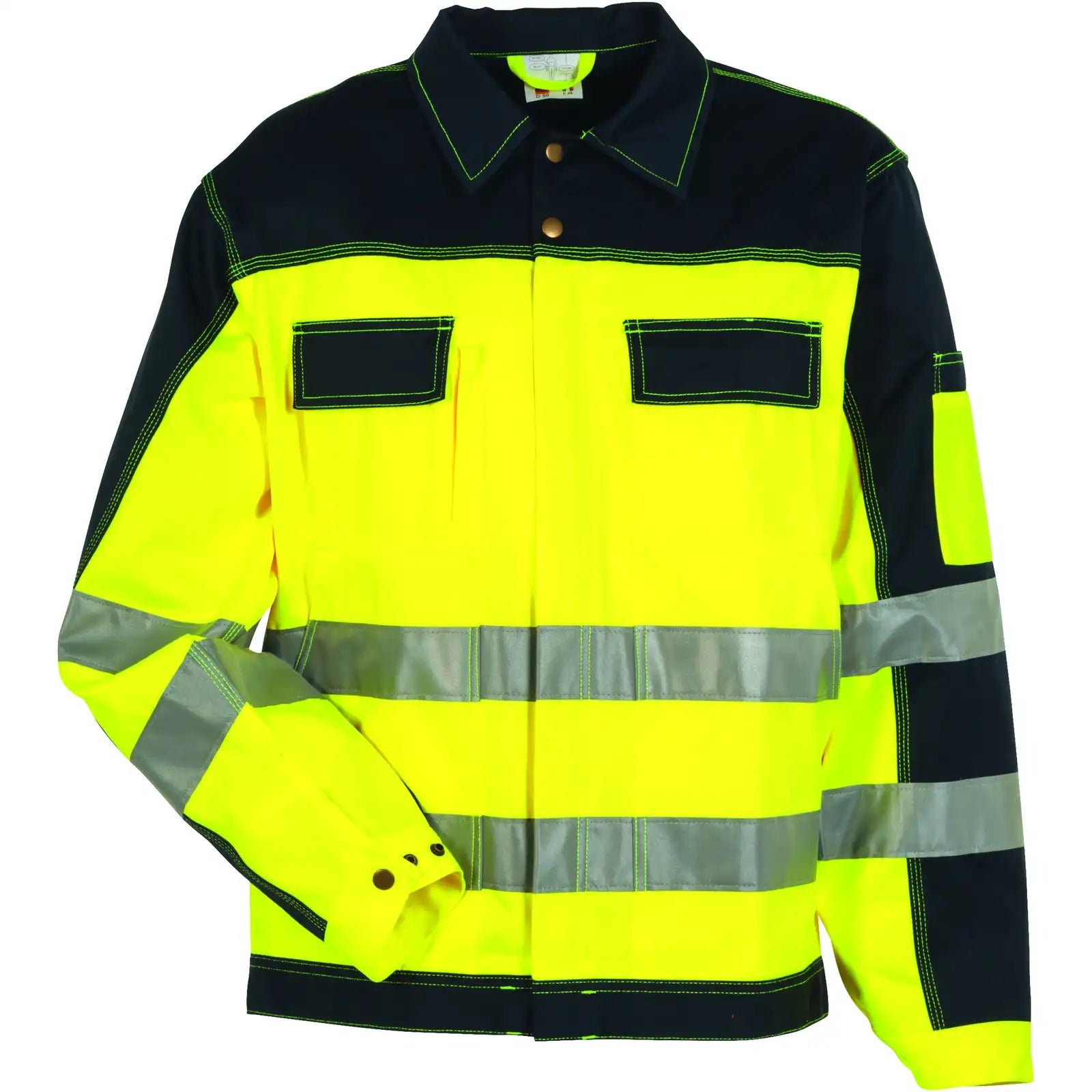 Planam Warnschutz Bundjacke gelb/marine 102 gelb/marine - Vorschaubild