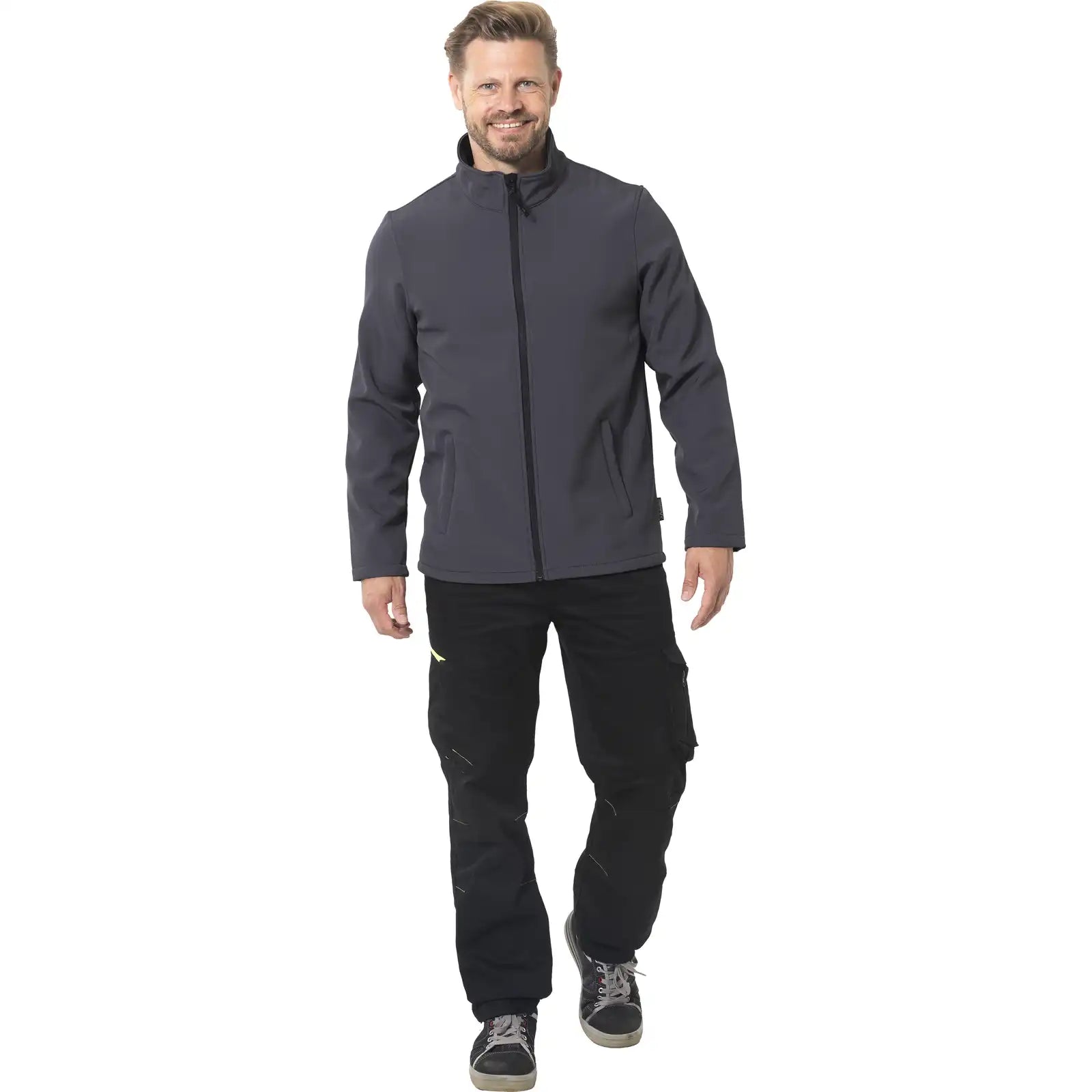 Planam Alto Jacke dunkelgrau XS grau - Produktbild mit Model