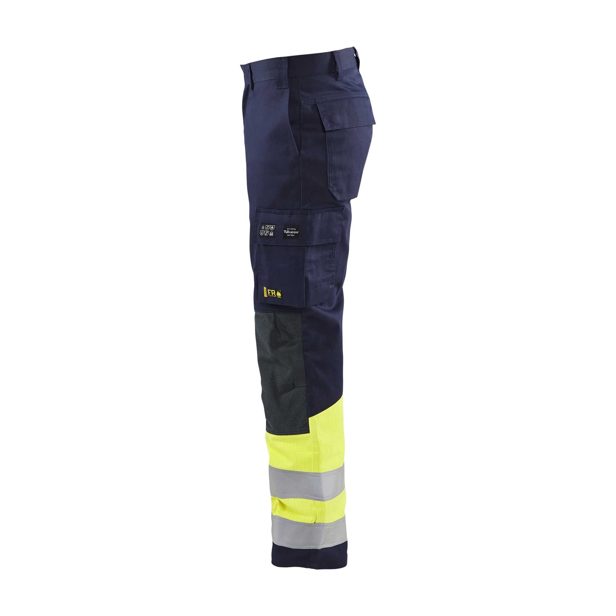 BLAKLADER 14781514 Multinorm trousers Hi Vis Reflective Work Trousers Men - antistatic