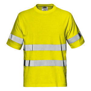 SIR SAFETY LIGHT MISTRAL Hi Vis Reflective Short Sleeve Work T-Shirt MEN - 55% Cotton