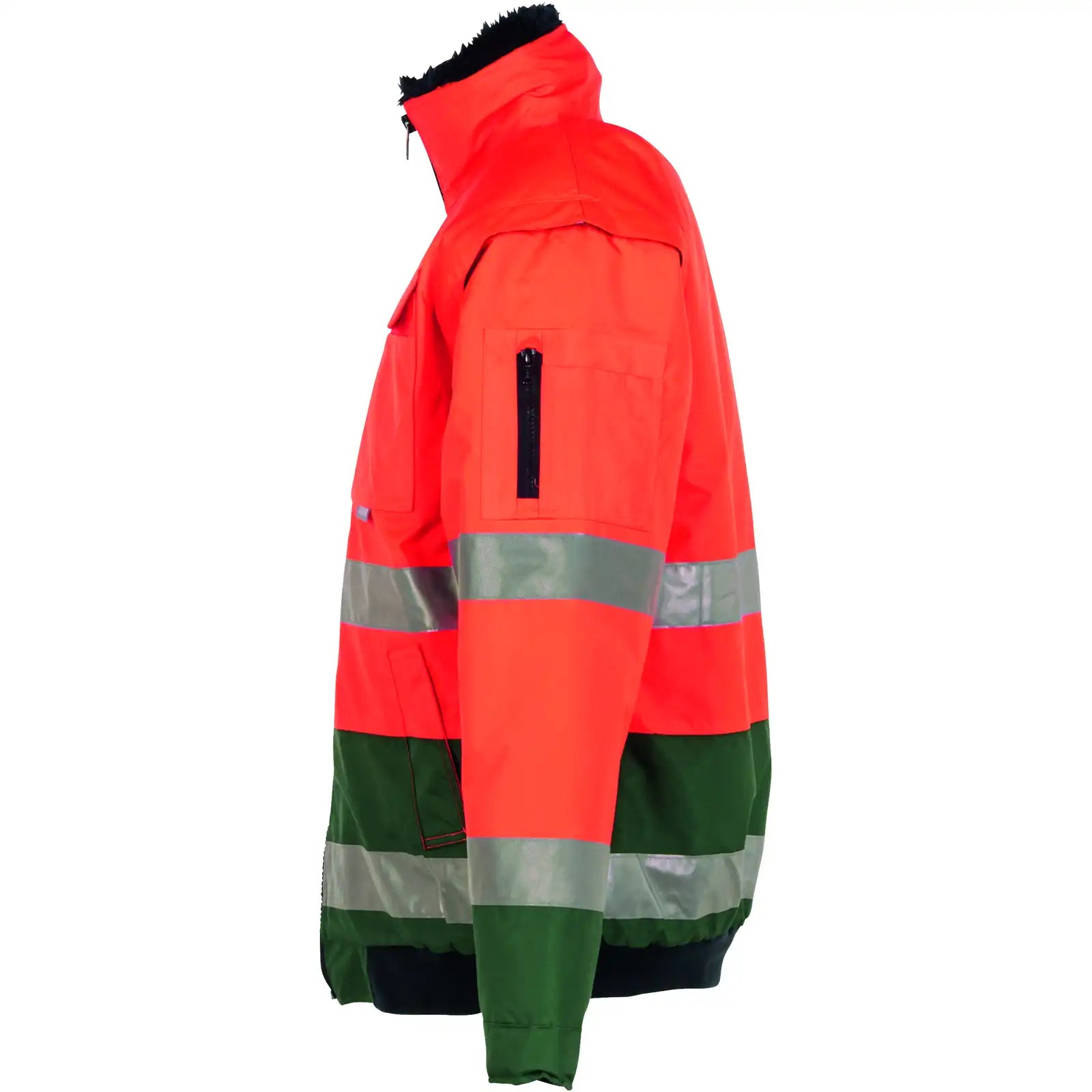 Planam Warnschutz Comfortjacke orange/grün 4XL orange/grün - Produktbild ohne Model