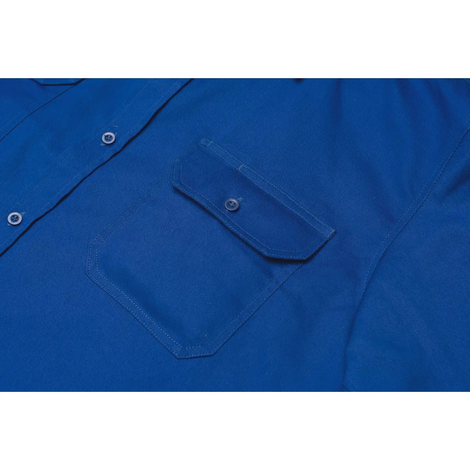 Planam Hemden Köperhemd Langarm grau 37/38 grau - Extra Detailbild