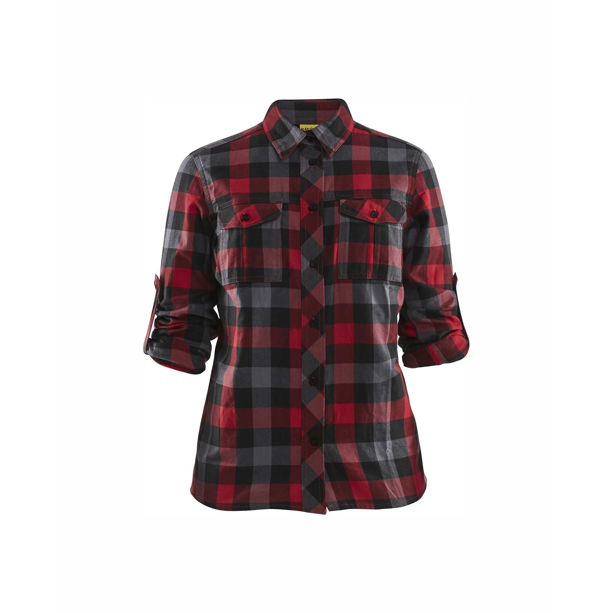 BLAKLADER 32091152 Women's Flannel Shirt Long Sleeve Work Shirt WOMEN - 100% Cotton