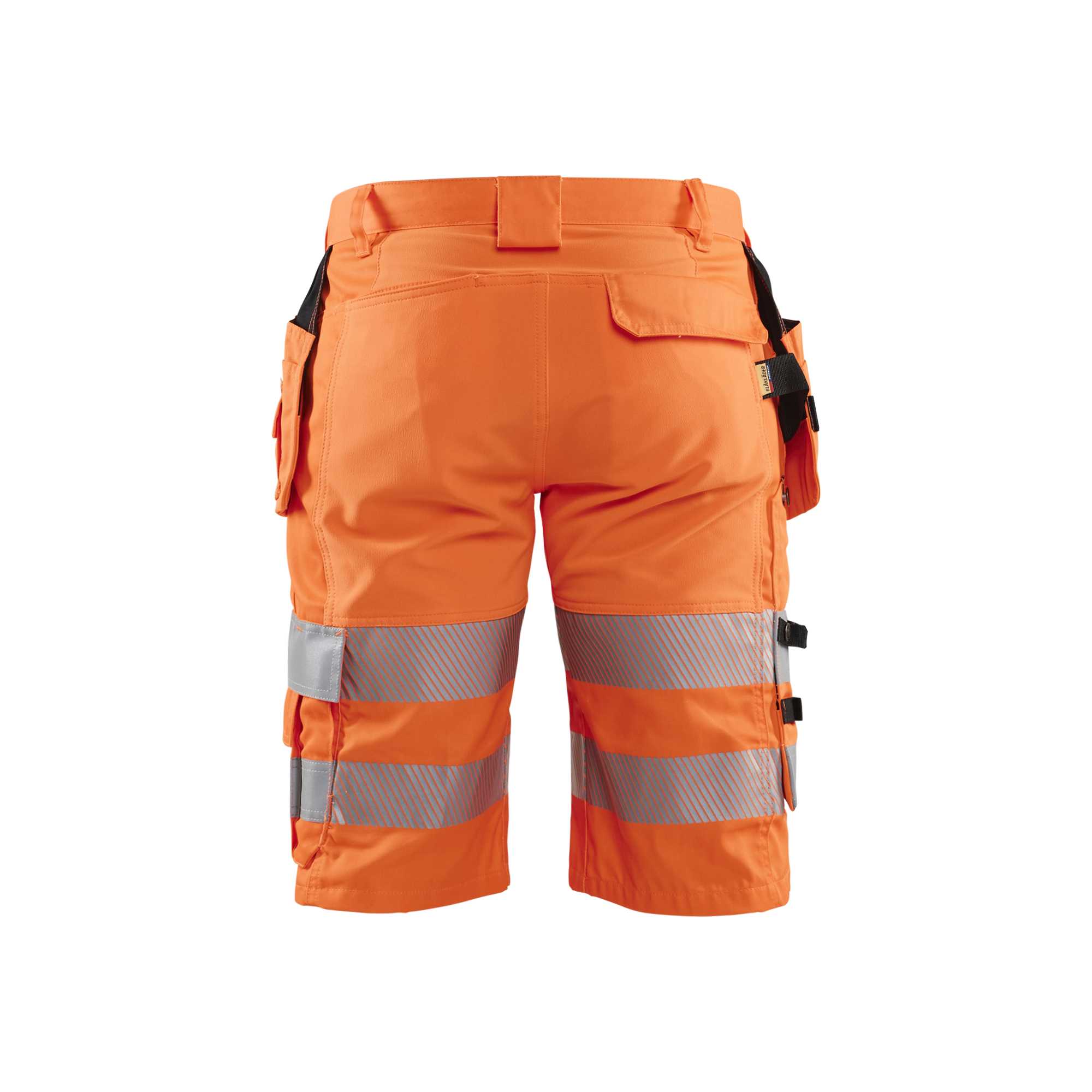 BLAKLADER 15861811 | Hi Vis shorts with stretch Hi Vis Reflective Work Shorts Men - Class 2 Certified