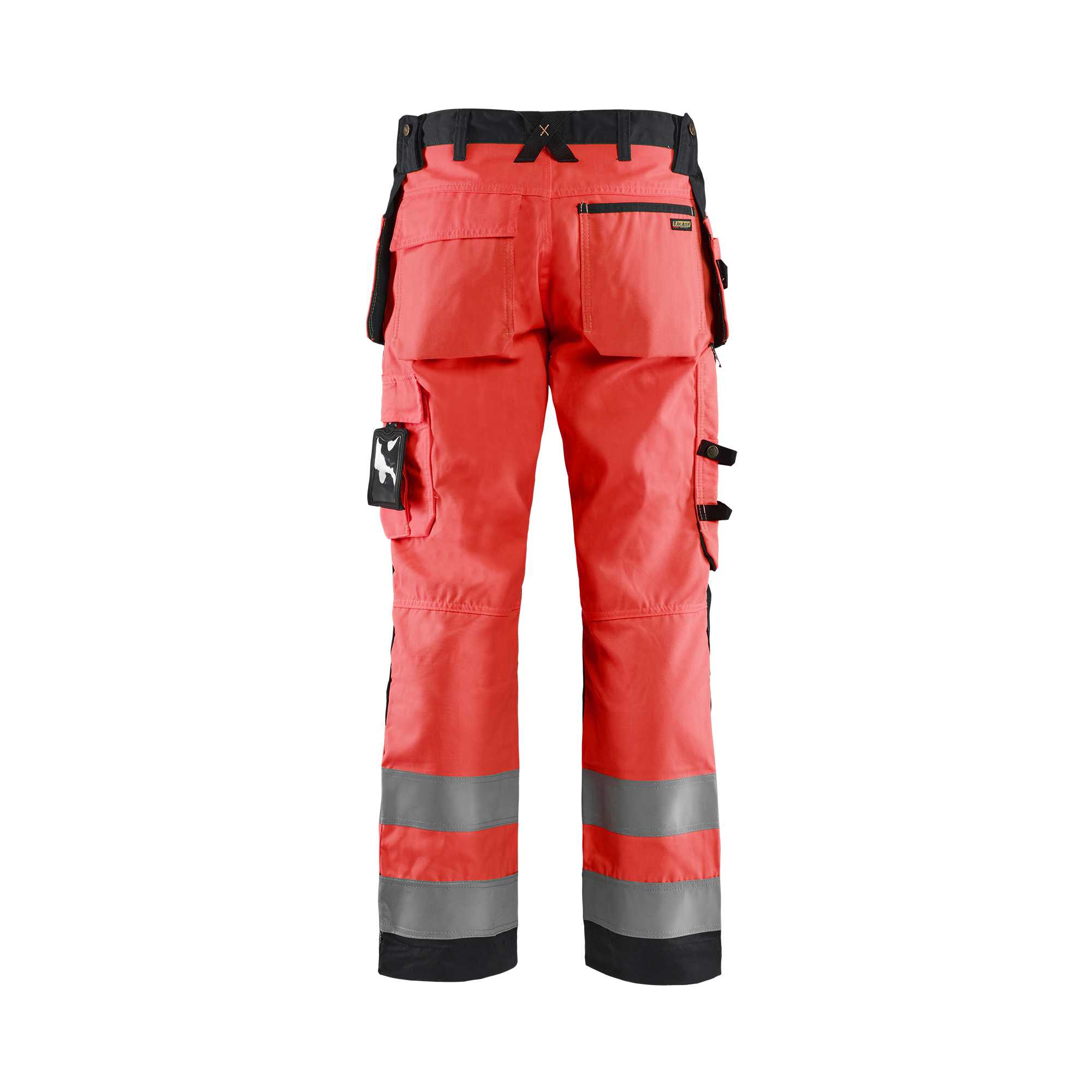 BLAKLADER 15681811 | Warnschutz-Handwerkerhose Warnschutz Reflektierende Arbeitshose Herren - Twill-Gewebe