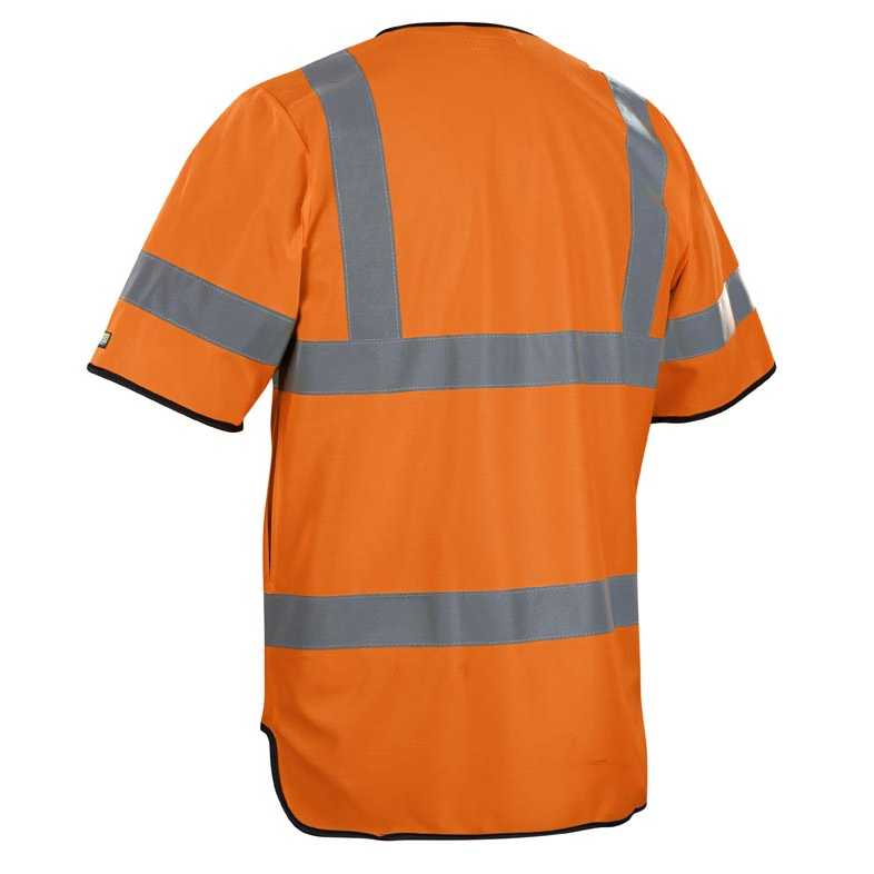 BLAKLADER 30231022 HI VIS VEST CLASS 3 Hi Vis Reflective Work Vest MEN - 100% Polyester