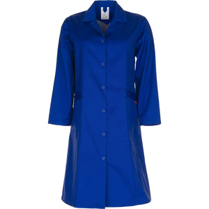 Planam Damen Mantel Baumwolle Langarm kornblumenblau 36 kornblumenblau - Vorschaubild