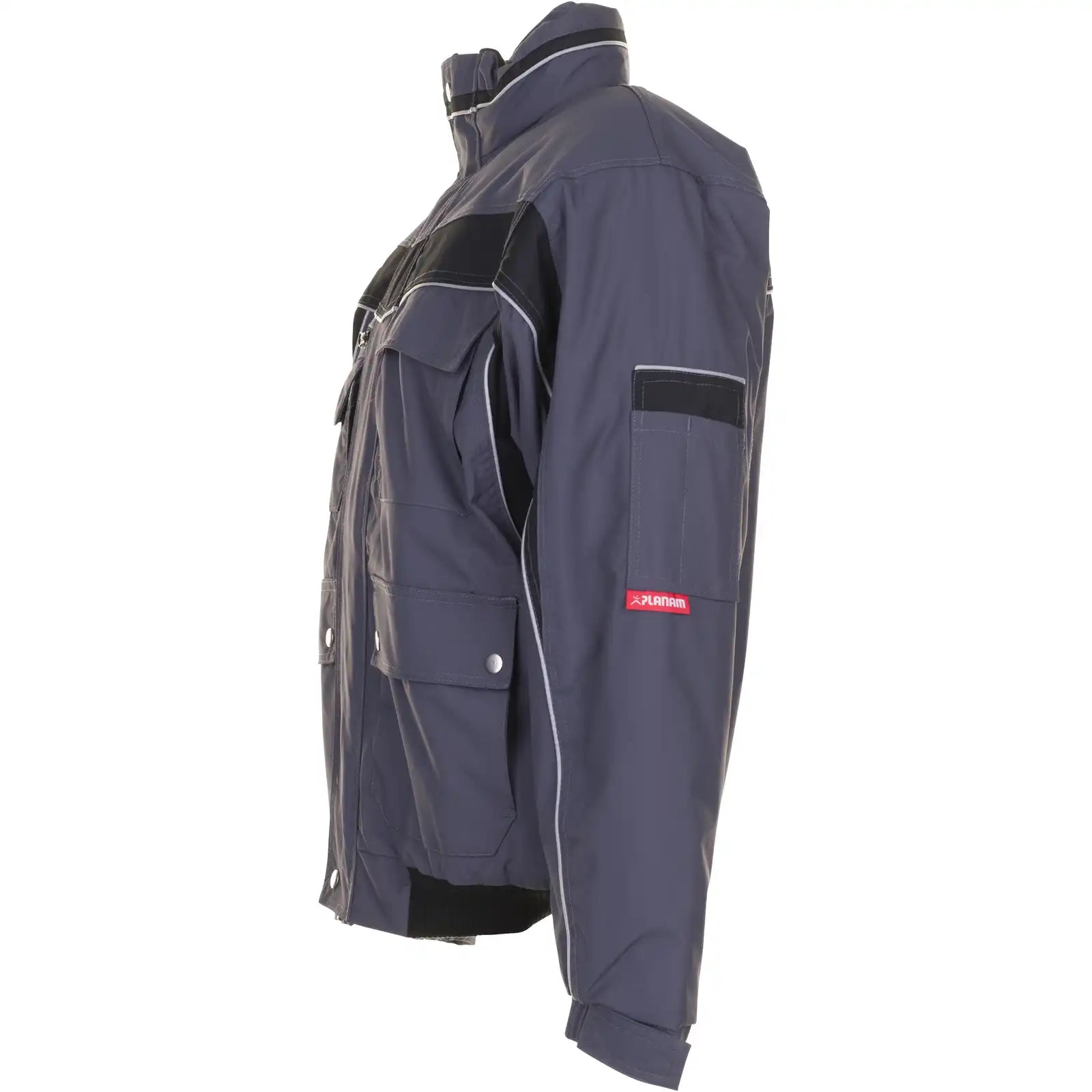Planam Plaline Winterblouson schiefer/schwarz XS schiefer/schwarz - Produktbild ohne Model