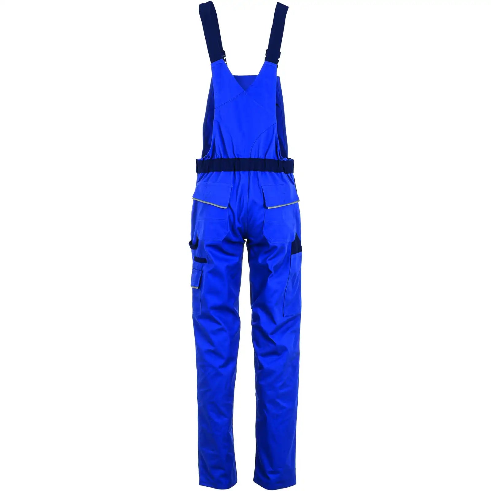 Planam Highline Damen Latzhose kornblumenblau/marine/zink 34 kornblumenblau/marine/zink - Produktbild ohne Model