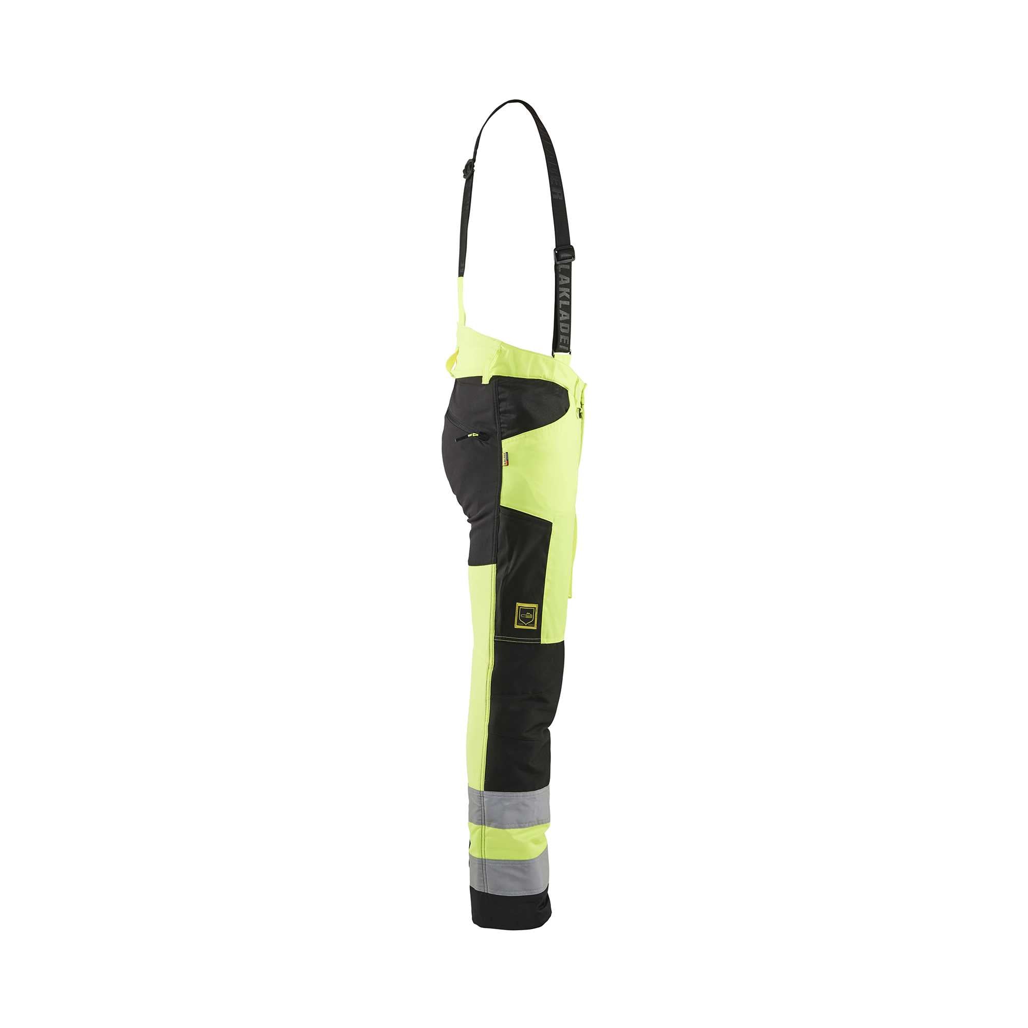 BLAKLADER 19201900 | CHAINSAW TROUSERS HI VIS Hi Vis Reflective Work Trousers Men - chainsaw protection
