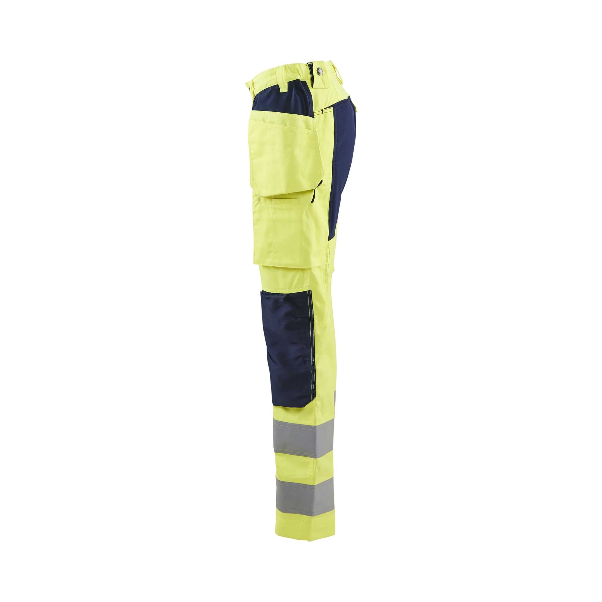 BLAKLADER 71631811 | Women's Hi Vis trousers with stretch Hi Vis Reflective Work Trousers Women - Class 2 Certified