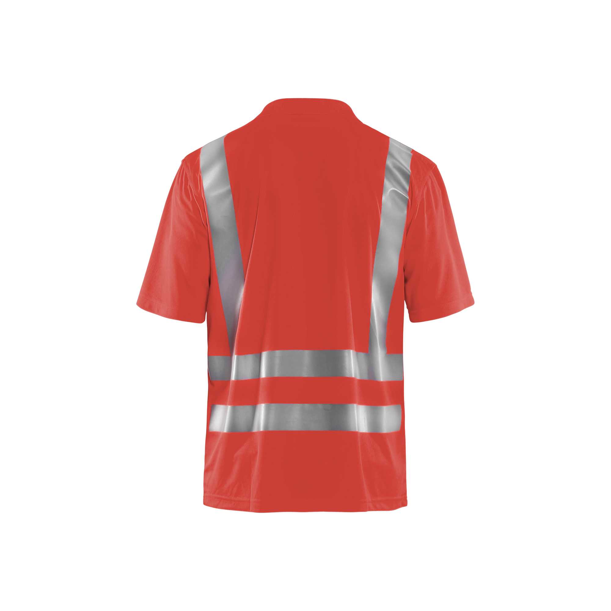 BLAKLADER 33911011 UV Polo Shirt Hi Vis Hi Vis Reflective Short Sleeve Work Polo MEN - 100% Polyester