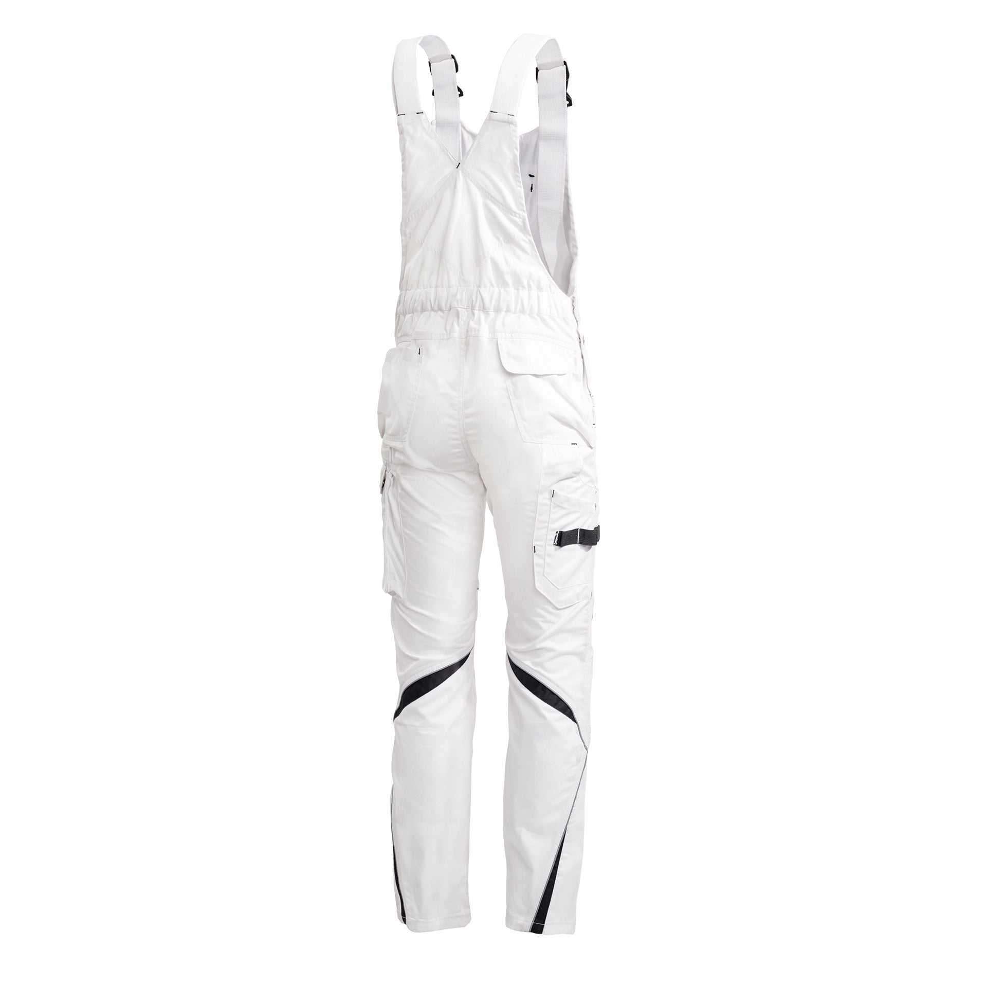 TMG Kult Worker Work dungarees white - KW-420030_Latzhose_weiss_hinten_1920x1920
