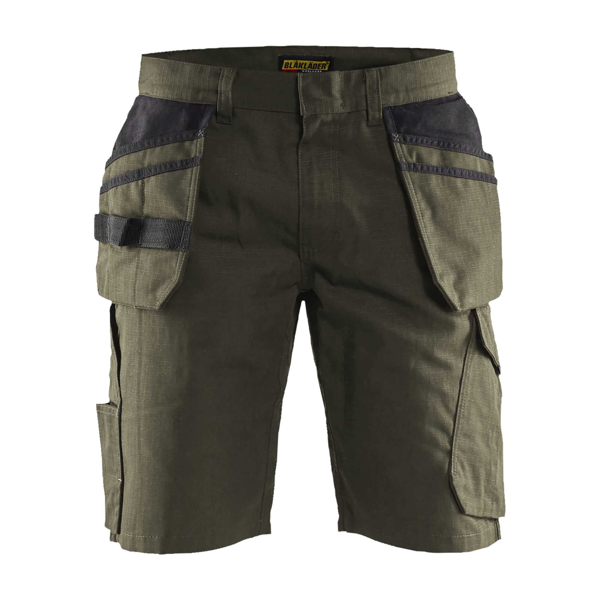 BLAKLADER 14941330 Service Shorts with Tool Pockets Work Shorts Men - ripstop fabric