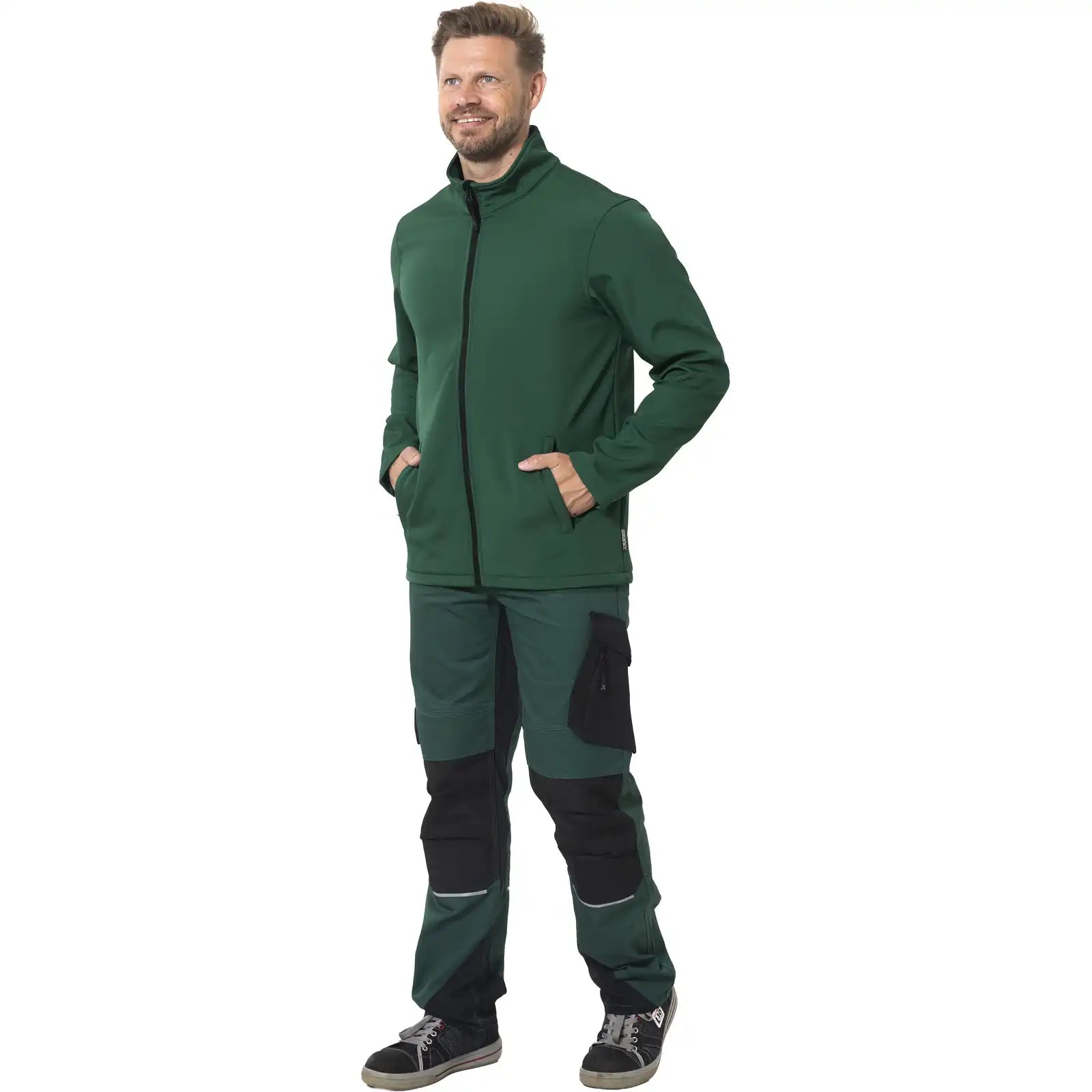 Planam Alto Jacke grün XS grün - Produktbild mit Model