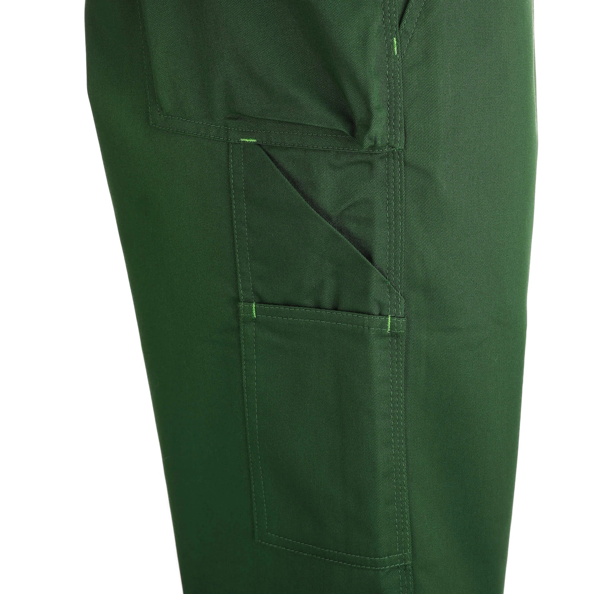 TMG Finesse Work dungarees green - Finesse BIB Trouser-green-07-V2