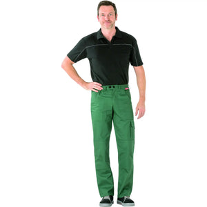 Planam BW 290 Cargo-Bundhose mittelgrün 102 mittelgrün - Produktbild mit Model