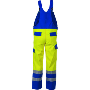Planam Major Protect Latzhose warngelb/kornblumenblau 102 gelb/kornblumenblau - Produktbild ohne Model