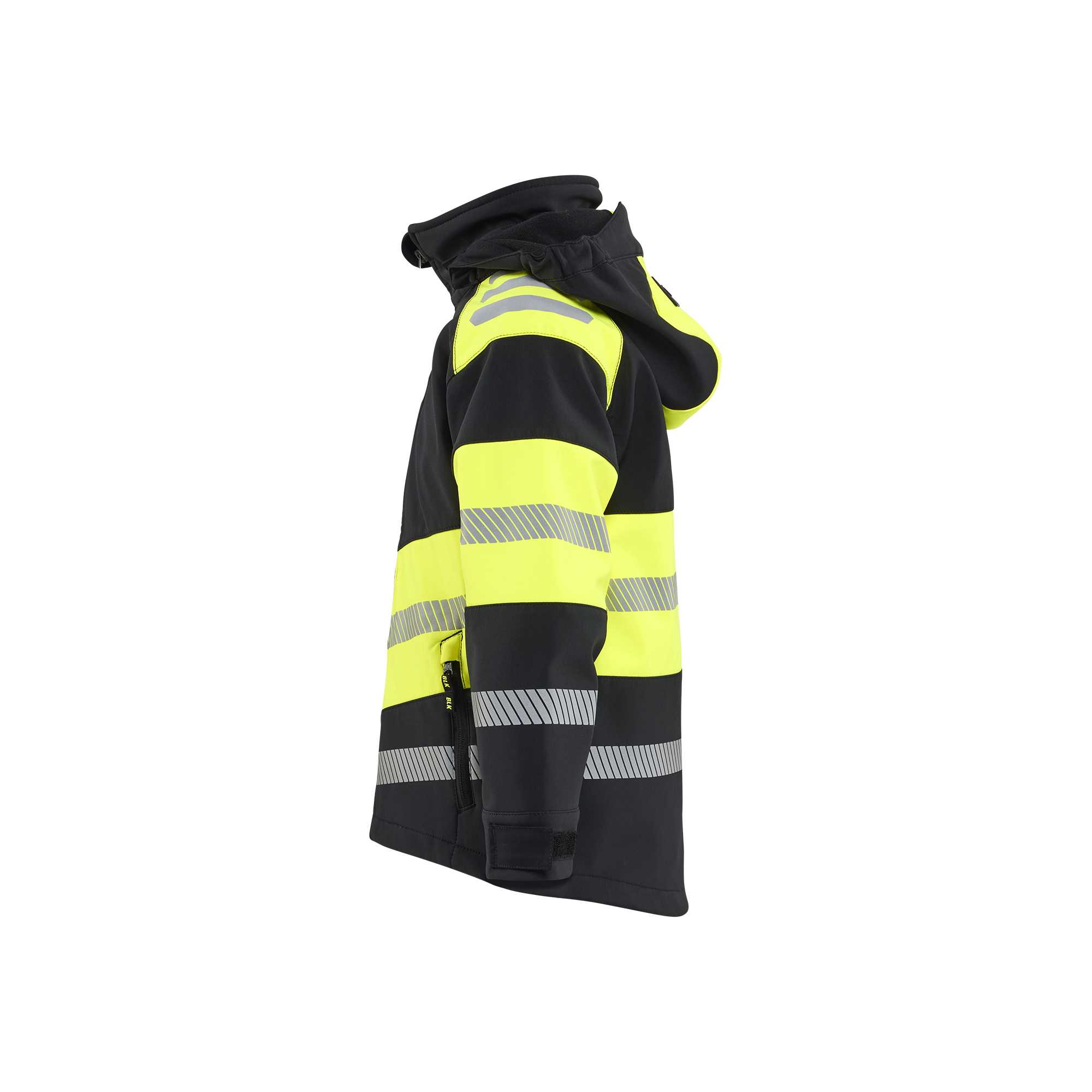 BLAKLADER 52112513 Kinder Softshelljacke Hi Vis Reflektierende Softshell Arbeitsjacke HERREN - Wasserdicht