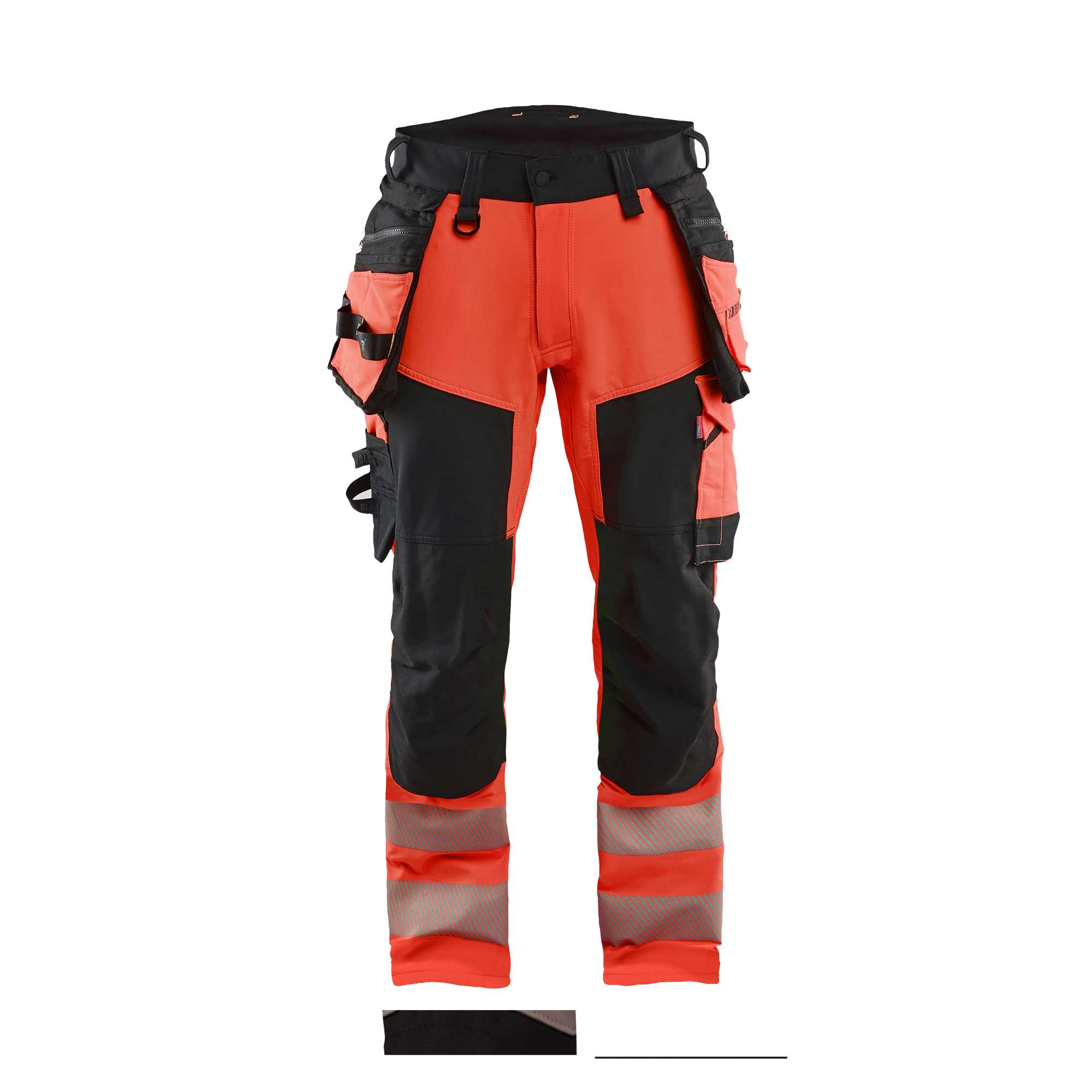 BLAKLADER 11221648 Hi Vis Reflective Work Trousers Men - 100% Polyester