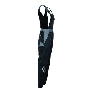 Planam Highline Damen Latzhose schwarz/schiefer/zink 34 schwarz/schiefer/zink - Produktbild ohne Model