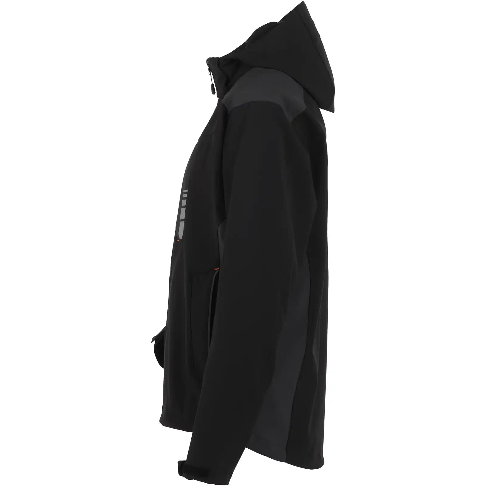 Planam Moto Softshelljacke schwarz/grau S schwarz/grau - Produktbild ohne Model