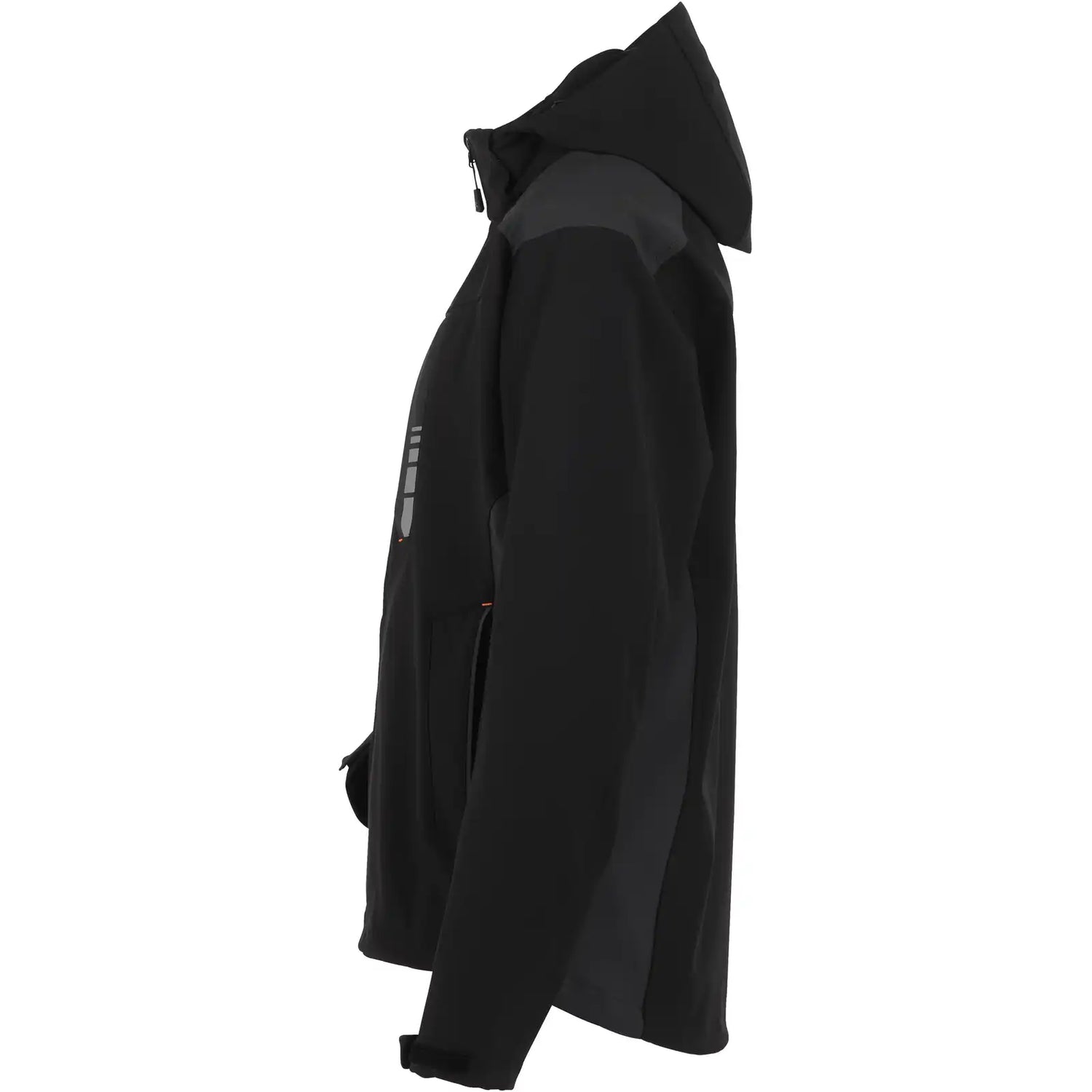 Planam Moto Softshelljacke schwarz/grau S schwarz/grau - Produktbild ohne Model