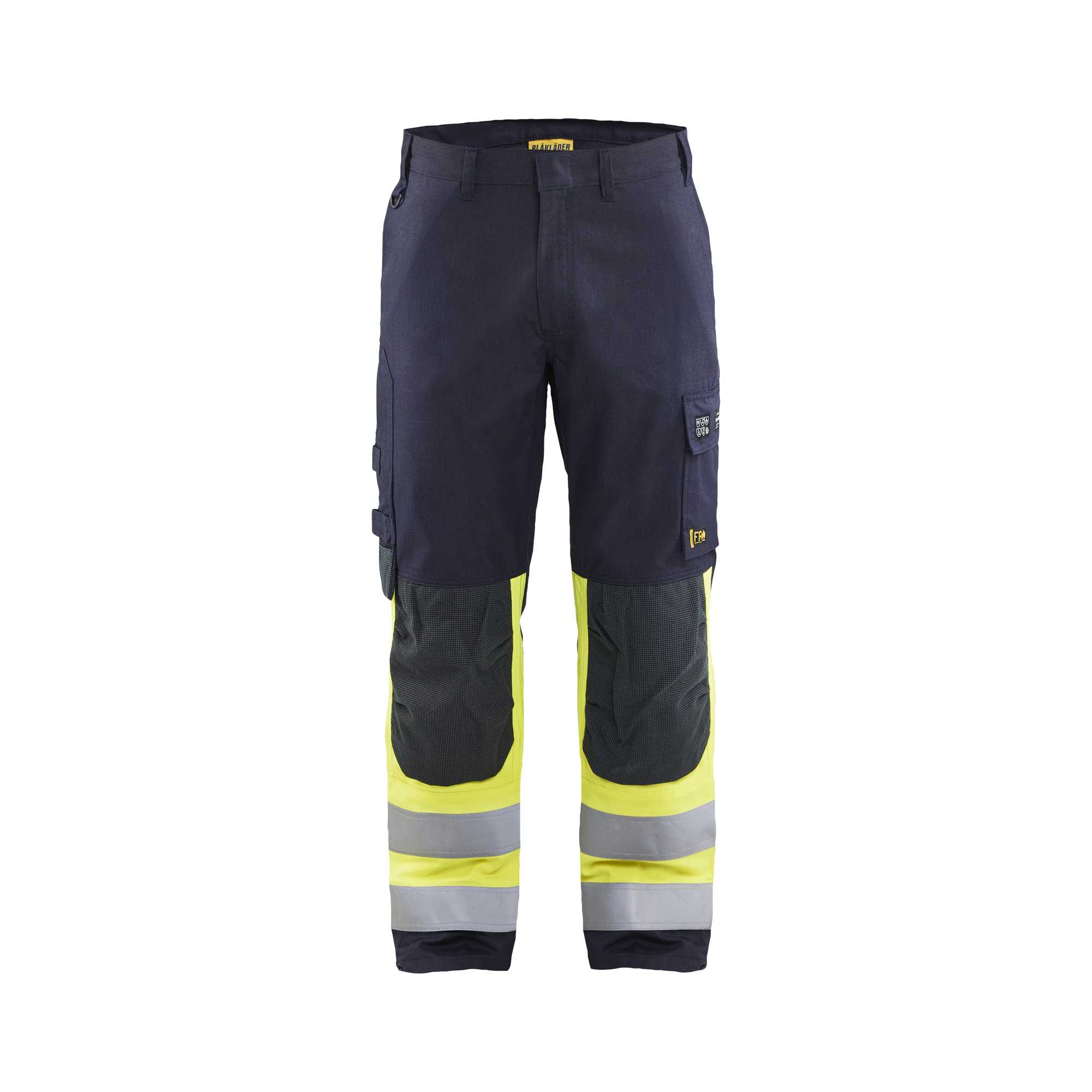 BLAKLADER 14911512 | APC 2 Multinorm Inherent Hose Warnschutz Reflektierende Arbeitshose Herren - Ripstop-Gewebe