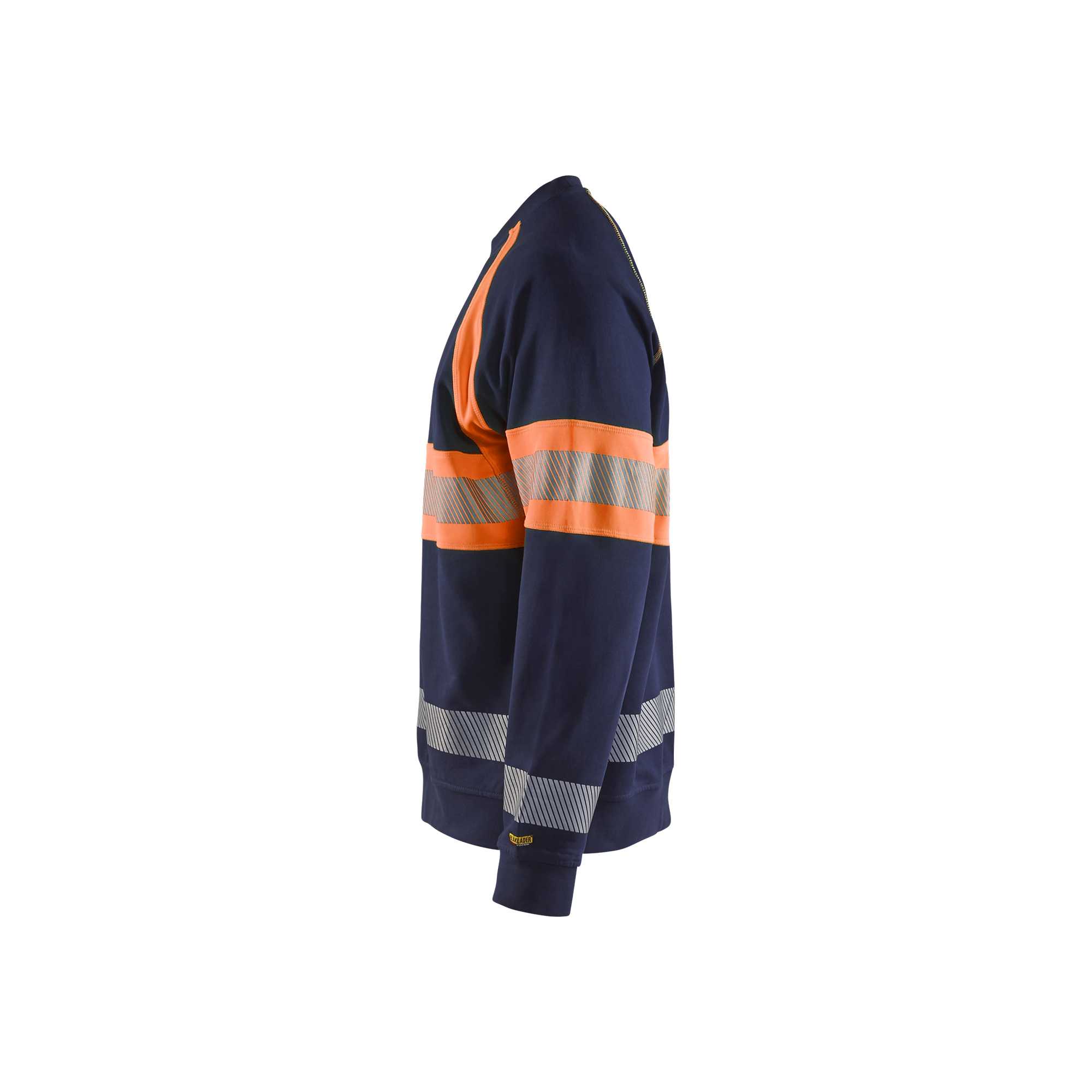 BLAKLADER 33591158 Hi Vis Sweater Hi Vis Reflective Work Sweatshirt MEN - 100% Cotton