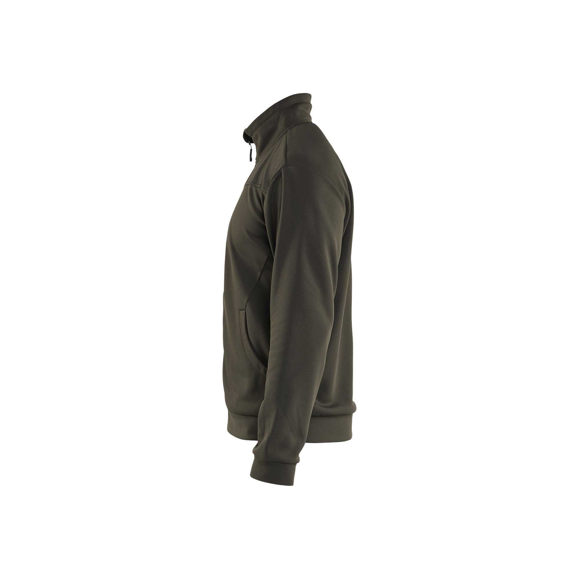 BLAKLADER 33622526 Sweatshirt With Full Zip Work Sweatshirt MEN - Pique Fleece