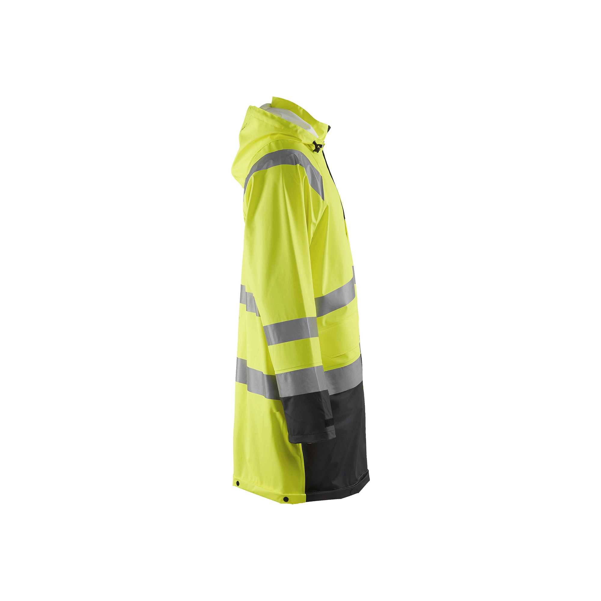 BLAKLADER 43242000 Rain Jacket Hi Vis LEVEL 1 Hi Vis Reflective Rain Jacket MEN - Waterproof