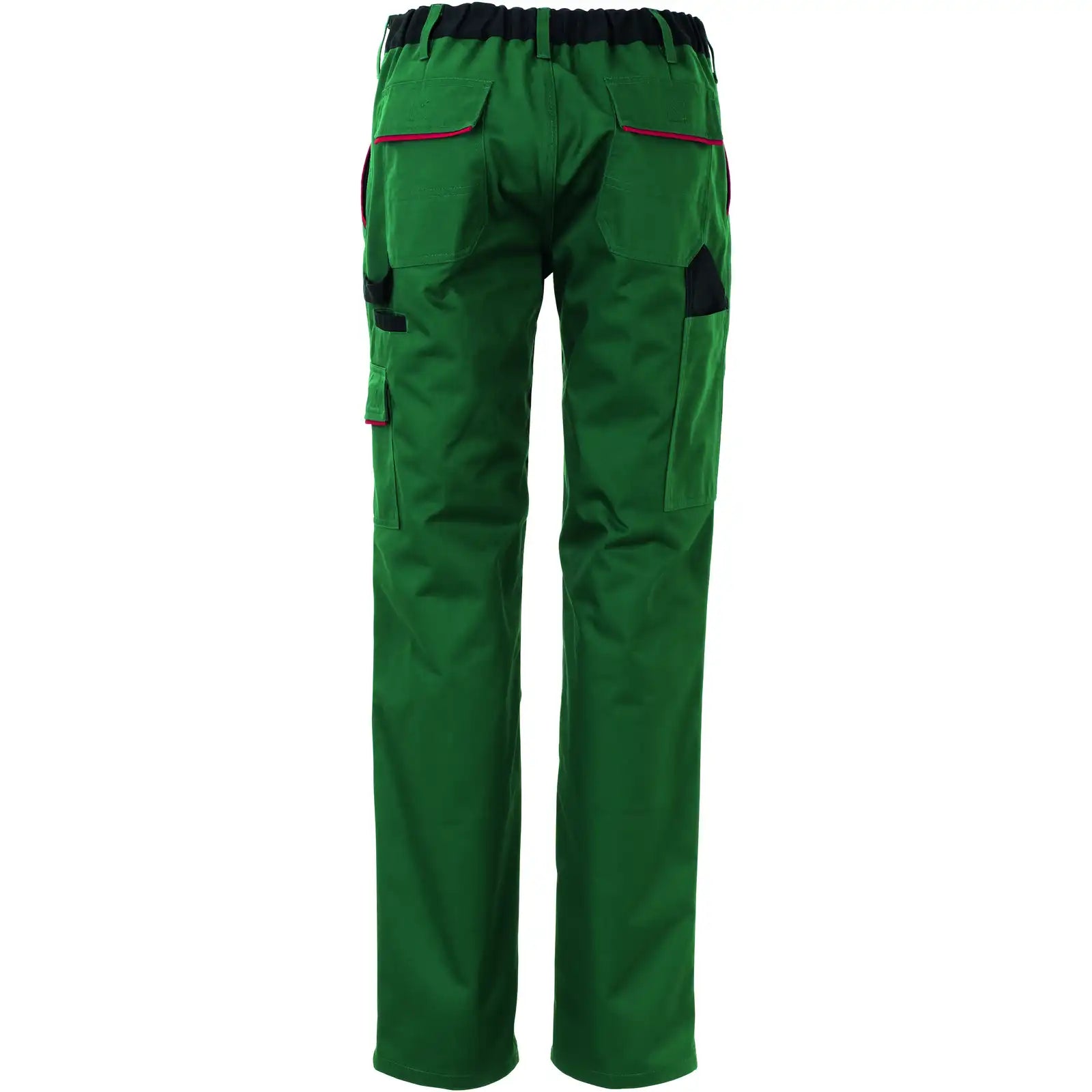 Planam Highline Damen Bundhose grün/schwarz/rot 34 grün/schwarz/rot - Produktbild ohne Model